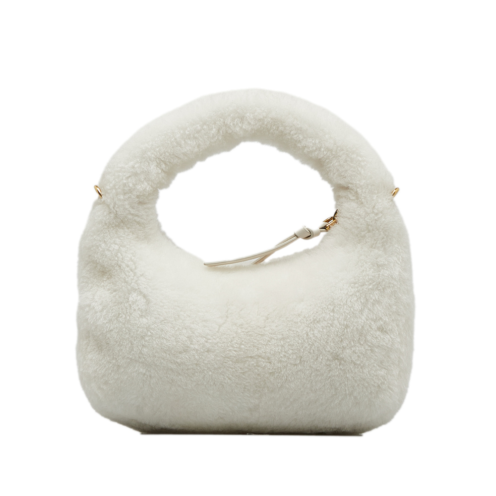 MIU MIU Mini Shearling Wander Satchel - Picture 3 of 11